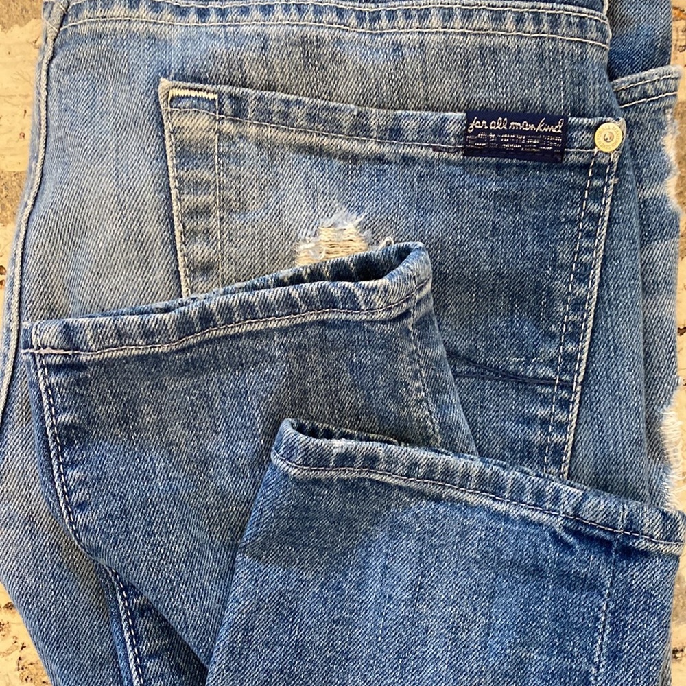7 For All Mankind josefina skinny boyfriend jeans - 27 - Picture 7 of 7